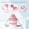 BabyJoy 16oz Stainless-Steel Water Bottle: Leakproof Lid,  Stylish Strap, Kids Water Bottle - Image 7